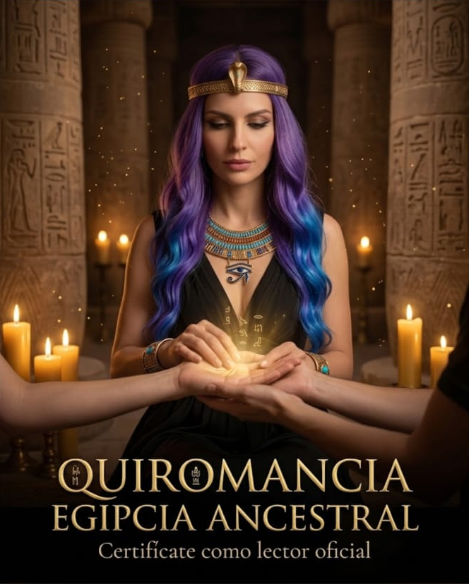 Certifícate como lector oficial de Quiromancia Egipcia Ancestral